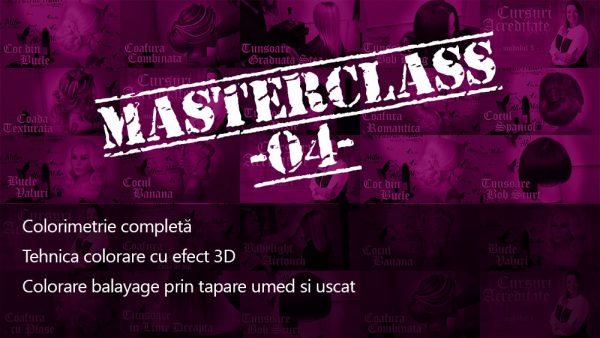 Masterclass04 Colorimetrie completa Tehnica Balayage Colorare 3D